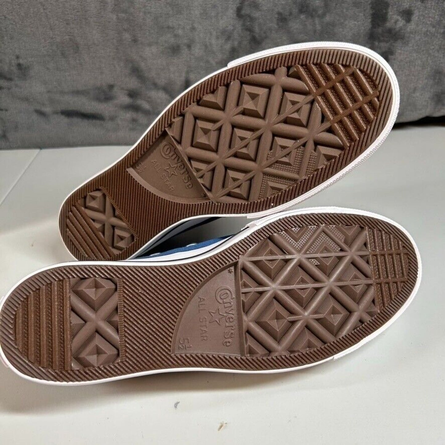 Converse All Star Lift Ox Low Top Platform Sneakers Blue Canvas Shoes Womens 7.5