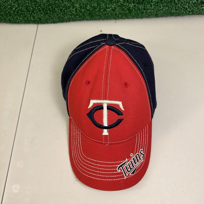 Minnesota Twins Hat Cap Mens Strapback Red Navy TC Logo MLB Baseball '47 Brand