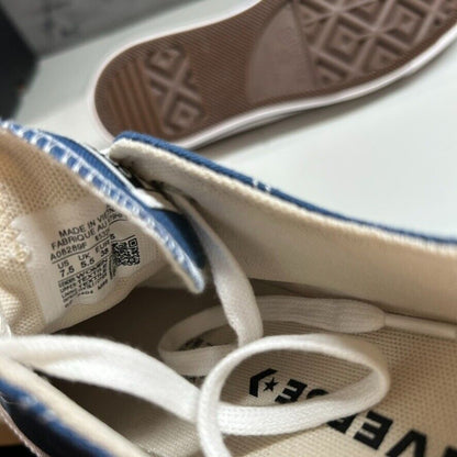 Converse All Star Lift Ox Low Top Platform Sneakers Blue Canvas Shoes Womens 7.5