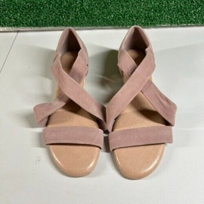 Alex Marie Sandals Womens 8.5 M Light Brown Espadrilles Casual Summer Strappy