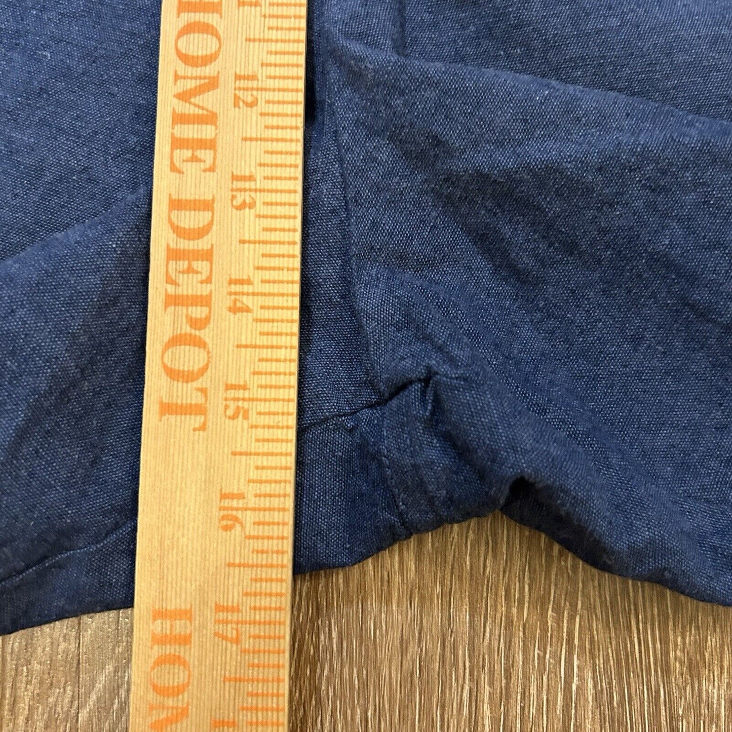 Gap Easy Chino Shorts Mens XXL 2XL 42" Blue Linen Beach Comfort Casual NEW