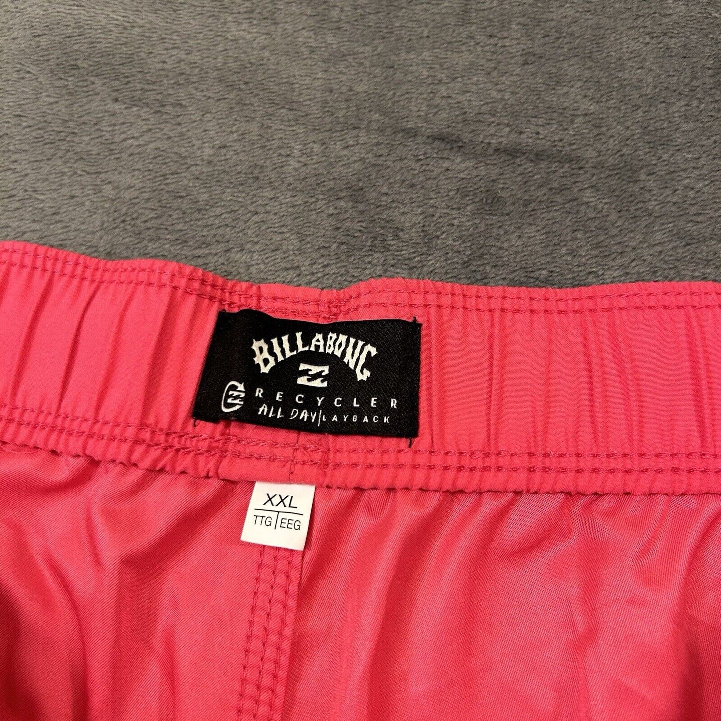 Billabong Board Shorts Men XXL 2XL 36" Red Drawstring Hybrid Swim Recycler NEW