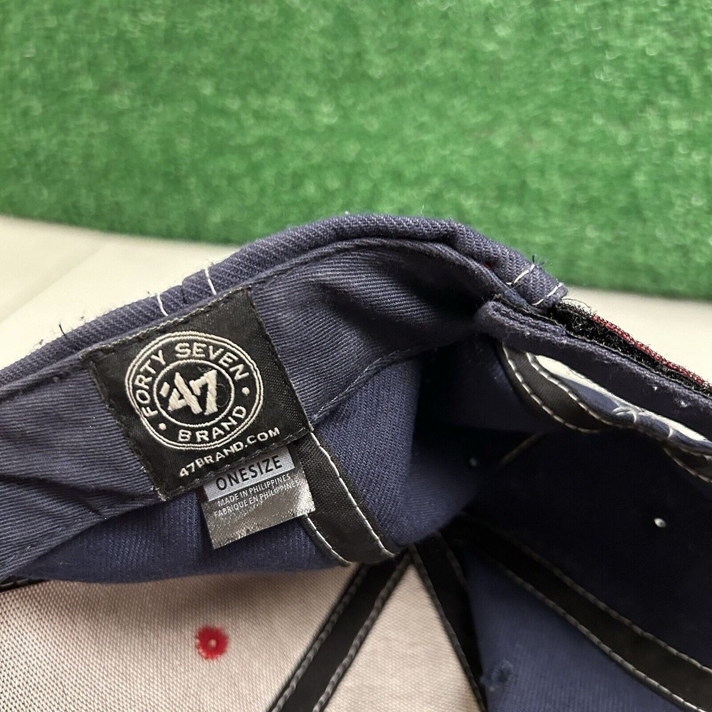 Minnesota Twins Hat Cap Mens Strapback Red Navy TC Logo MLB Baseball '47 Brand