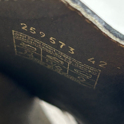 Josef Seibel Maverick 03 Leather Slides Sandals Comfort Black Mens 8/8.5 / 44EU