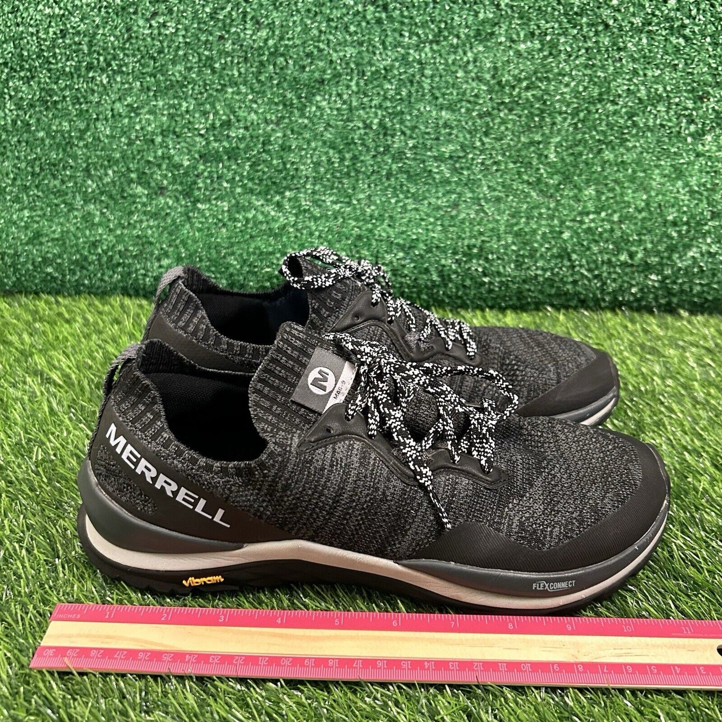 Merrell Mag 9 Womens 11 Black Gray Shoes Sneaker Athletic Hiking Outdoor Comfort