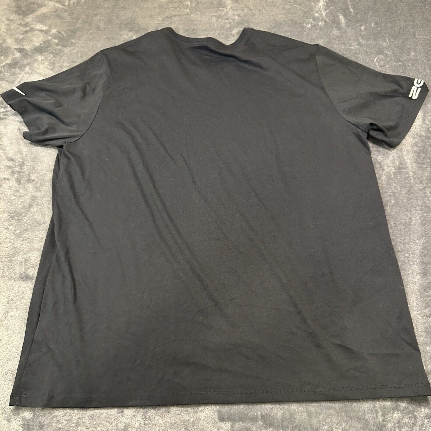 Nike Shirt Mens XXL 2XL Black Short Sleeve Athletic T-Shirt Running Training