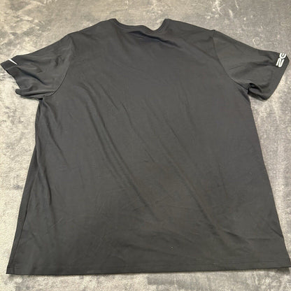 Nike Shirt Mens XXL 2XL Black Short Sleeve Athletic T-Shirt Running Training