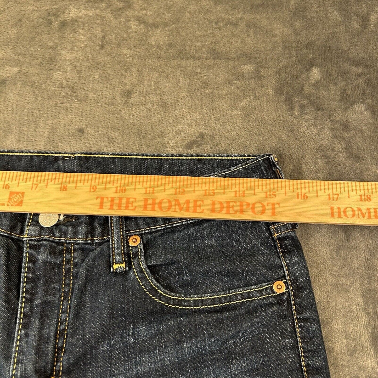 Levis 541 Jean Shorts Mens 30" Blue Denim Y2K Casual Outdoor Workwear Pockets