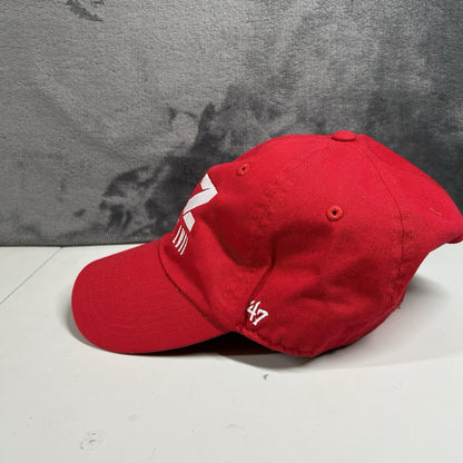 NFL Super Bowl LVII Hat Cap Strap Back Red White Football '47 Adjustable Adult