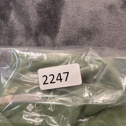 Columbia Polo Shirt Mens Large Green Short Sleeve Casual Work Outdoor