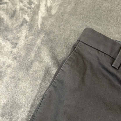 Dockers Chino Pants Mens 32x32" Gray Straight Fit Canvas Casual Work Comfort