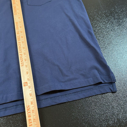 Tailor Vintage Polo Shirt Mens XXL 2XL Navy Stretch Preppy Golf Long Sleeve New