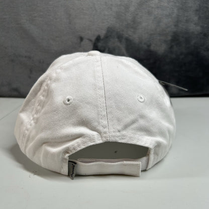 Fall Hunt Hat Cap Mens Strap Back White Black Hunter Hunting Dog Adjustable New