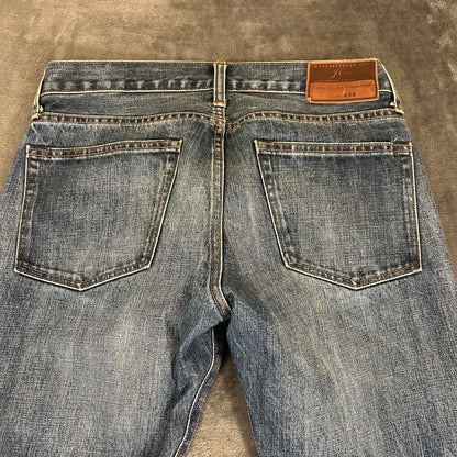 J Crew Jeans Mens 35x36" Blue Slim Boot Straight Denim Pants Western