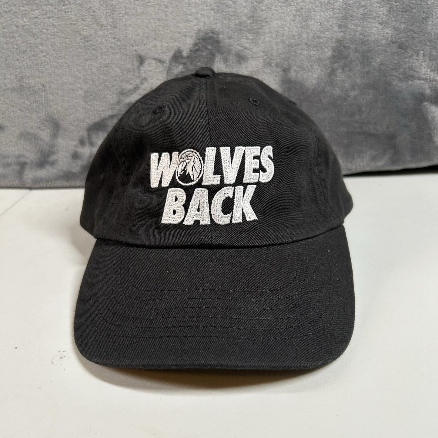 Minnesota Timberwolves Hat Cap Strap Back Black White Caribou Coffee Adult