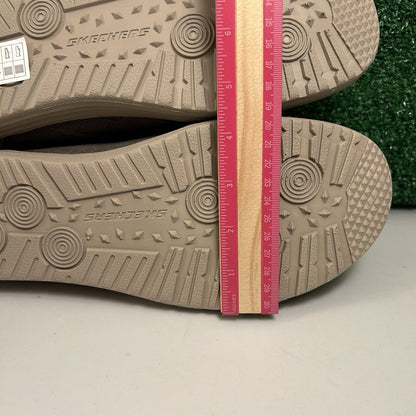 Skechers Melson Raymon Mens 11 Khaki Shoes Loafers Walking Comfort Slip On NEW