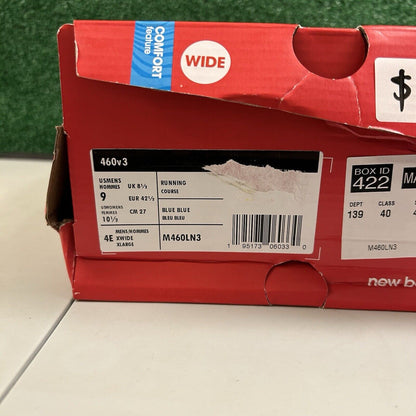 New Balance 460v3 Mens Size 9 4E Navy White Shoes Sneakers Athletic NEW