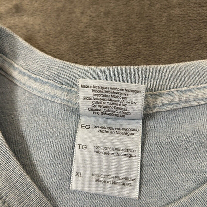 Vintage Maui Hawaii Shirt Mens Extra Large Blue Short Sleeve T-Shirt Gildan