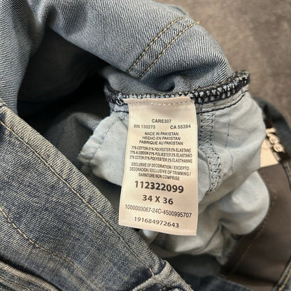 Lee Extreme Motion MVP Jeans Mens 34x36" Blue Relaxed Straight Denim Pants New