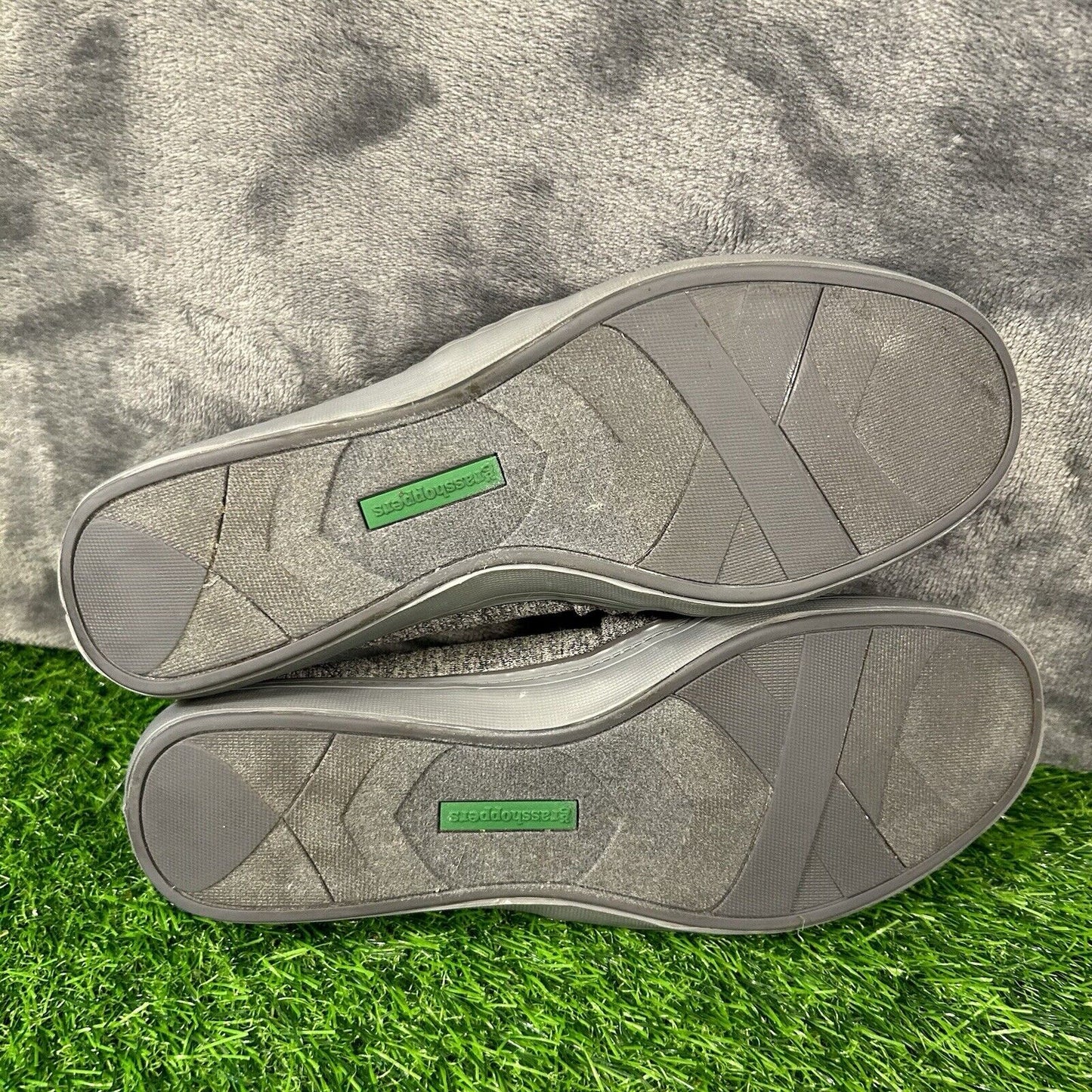 Grasshoppers Shoes Womens 8.5 Gray Damen Lacuna Slip On Loafer Keds EF60543