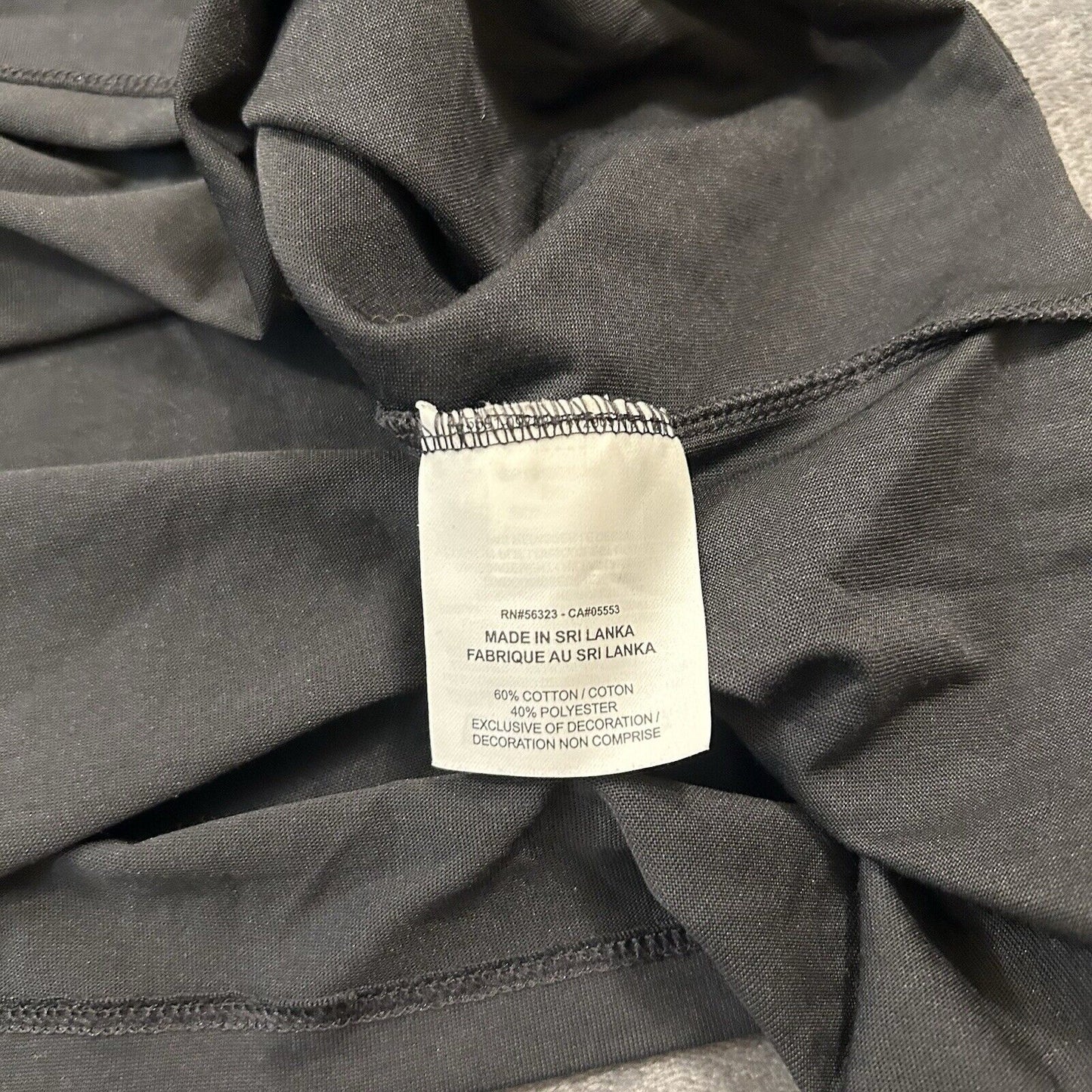 Nike Shirt Mens XXL 2XL Black Short Sleeve Athletic T-Shirt Running Training