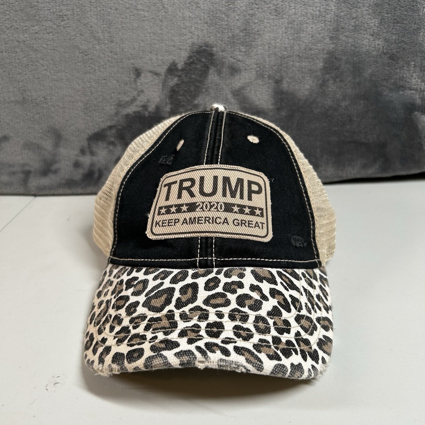 Trump Keep America Great Trucker Hat Cap Adult Black Brown Snapback Adjustable