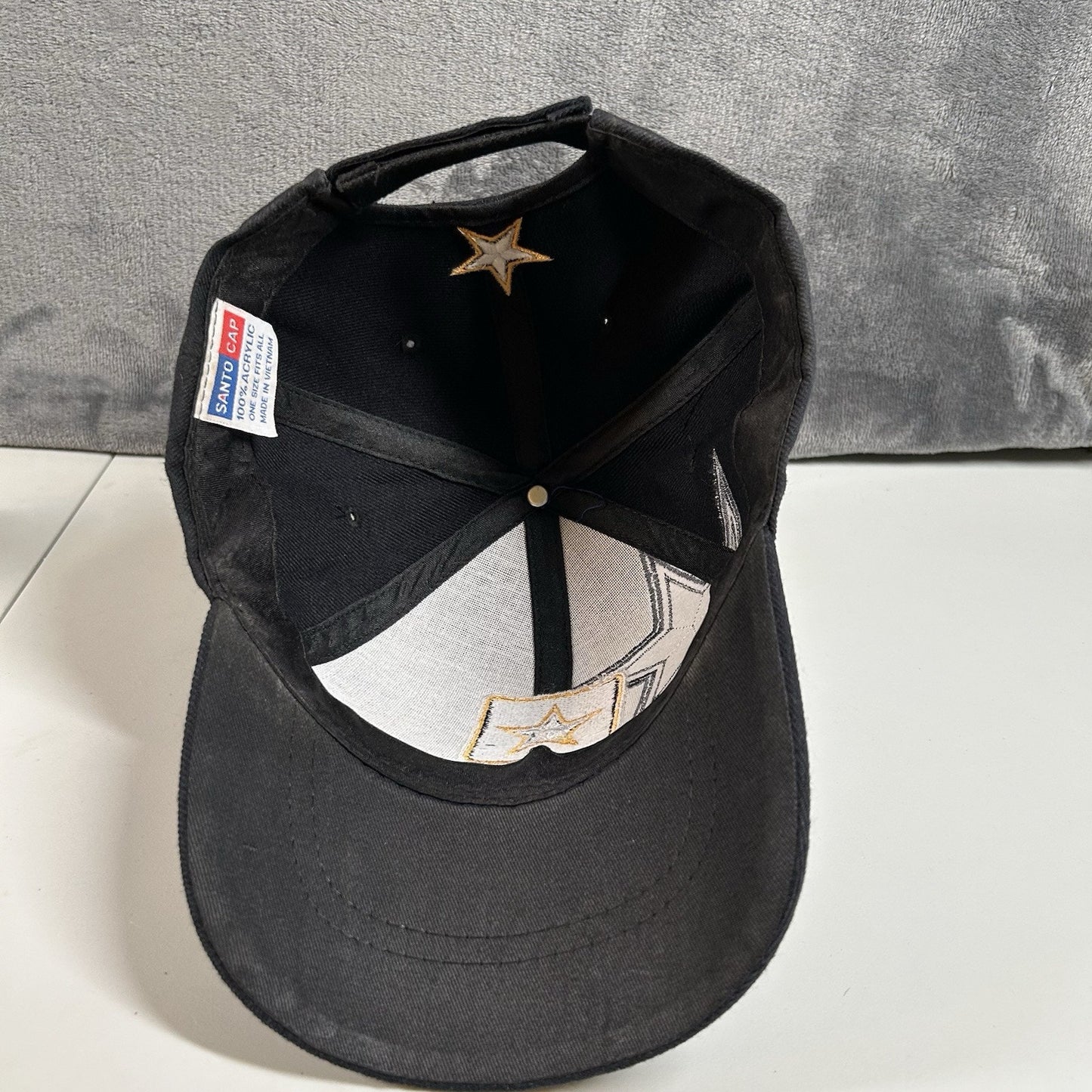 US Army Baseball Hat Cap Mens Strap Back Dark Navy Acrylic Santo Cap Adjustable