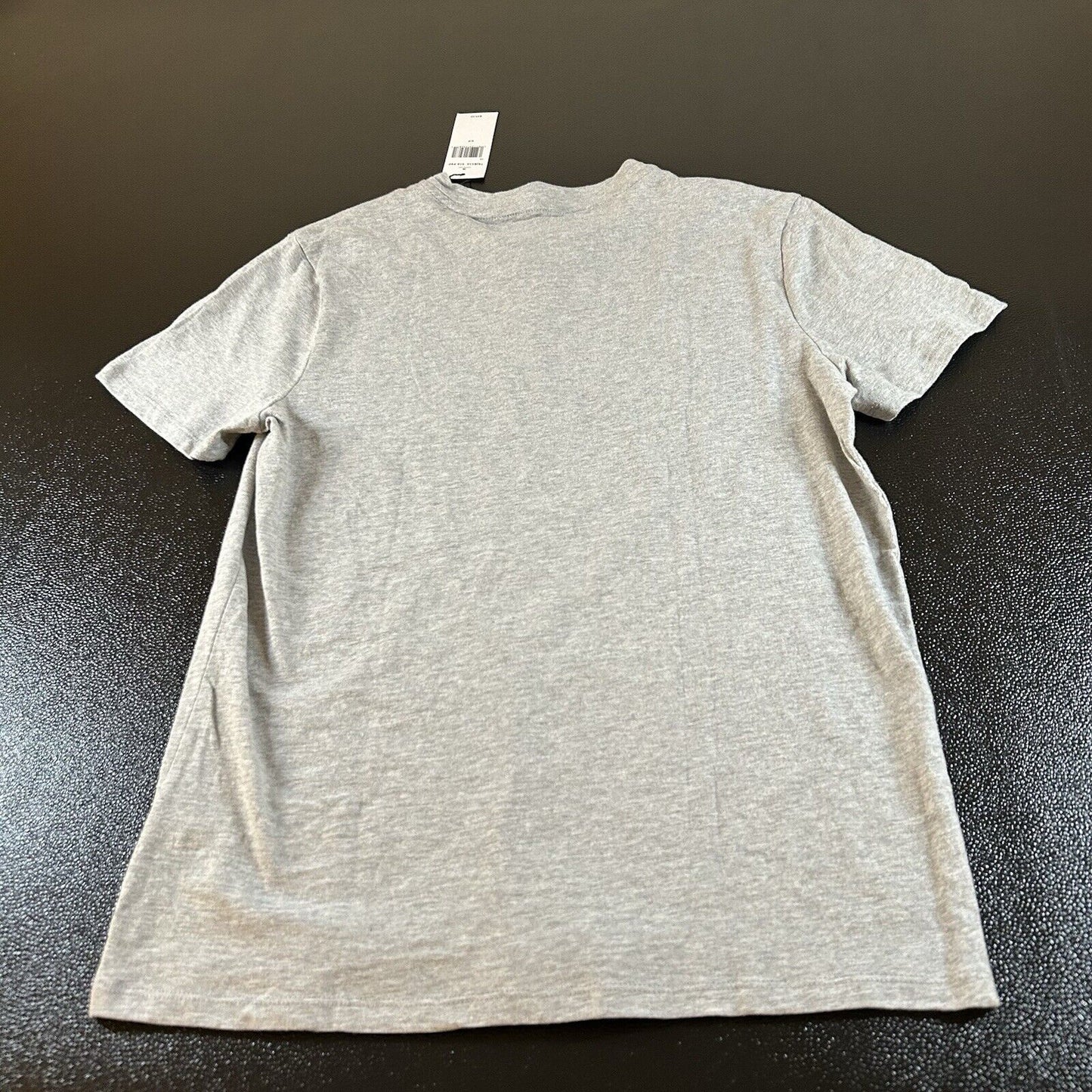 Tommy Hilfiger Polo Shirt Mens Small Gray Band Collar Short Sleeve Preppy New