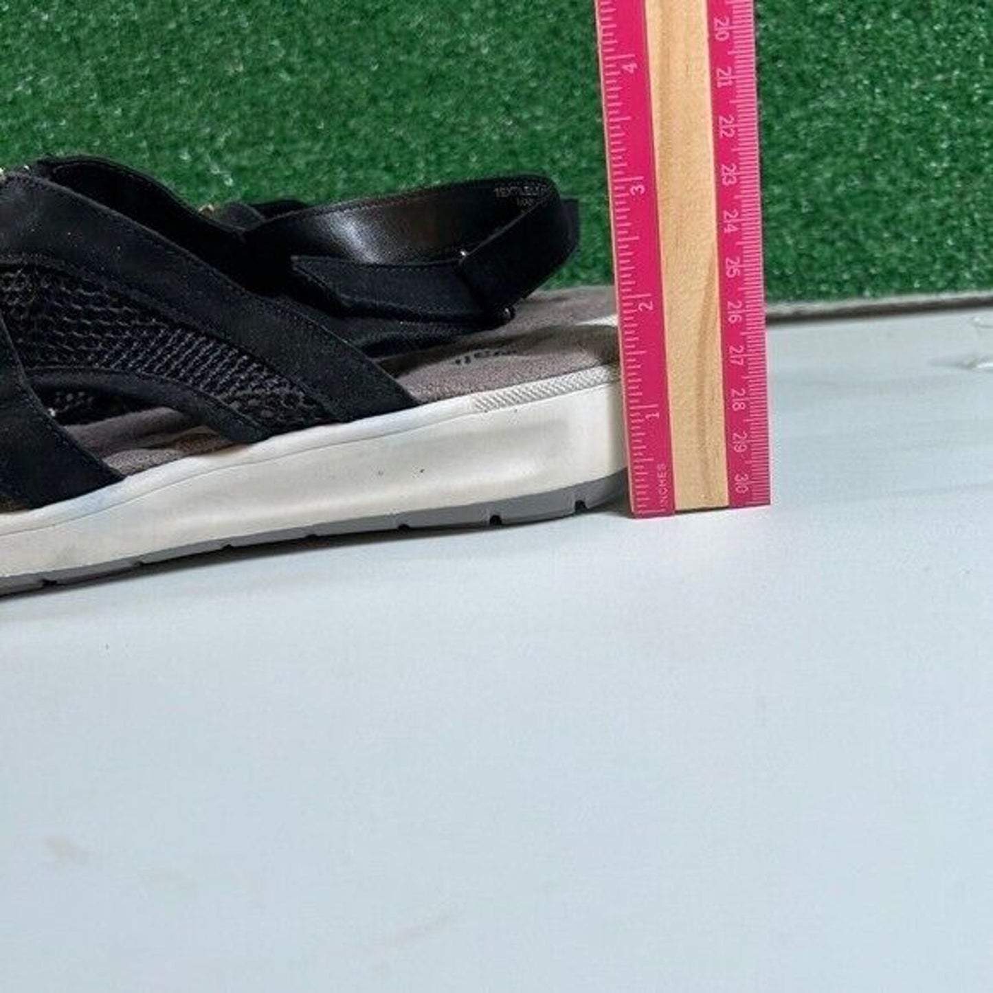 Walking Cradles Spencer Sandals Comfort Slingback Leather Black Womens 11 M