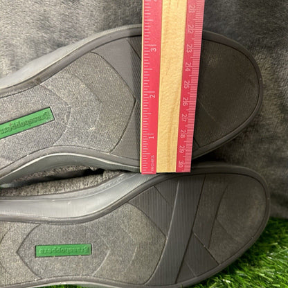 Grasshoppers Shoes Womens 8.5 Gray Damen Lacuna Slip On Loafer Keds EF60543