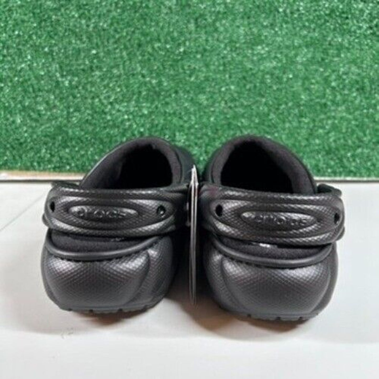Crocs Classic Lined Overpuff Clogs Comfort Slip On Casual Black Mens 10 New