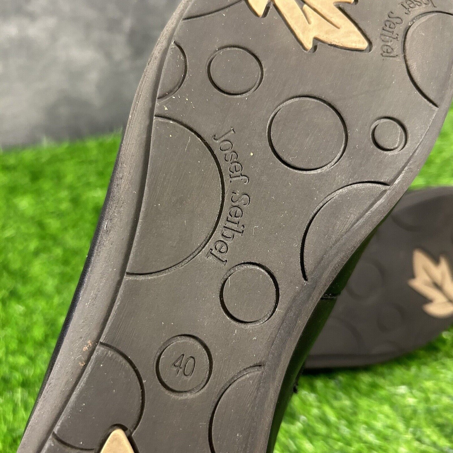 Josef Seibel Nally 11 Womens 9 Black Shoes Sneakers Leather Lace Up Casual