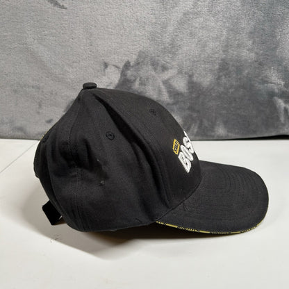 Stanley Bostitch Fasteners Baseball Hat Cap Mens Strap Back Black Adjustable