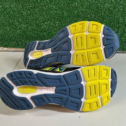 New Balance 680v6 Running Shoes Hook & Loop Athletic Sneakers Black Blue Kids 7Y