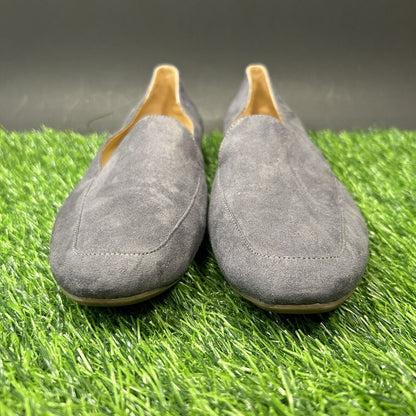 Naturalizer Kate Flats Womens 7.5 M Gray / Light Blue Shoe Loafer Slip On Casual