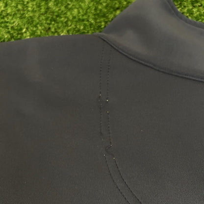 Fairway Greene Tech Sweater Mens Extra Large Blue Sweatshirt 1/4 Zip Golf Preppy