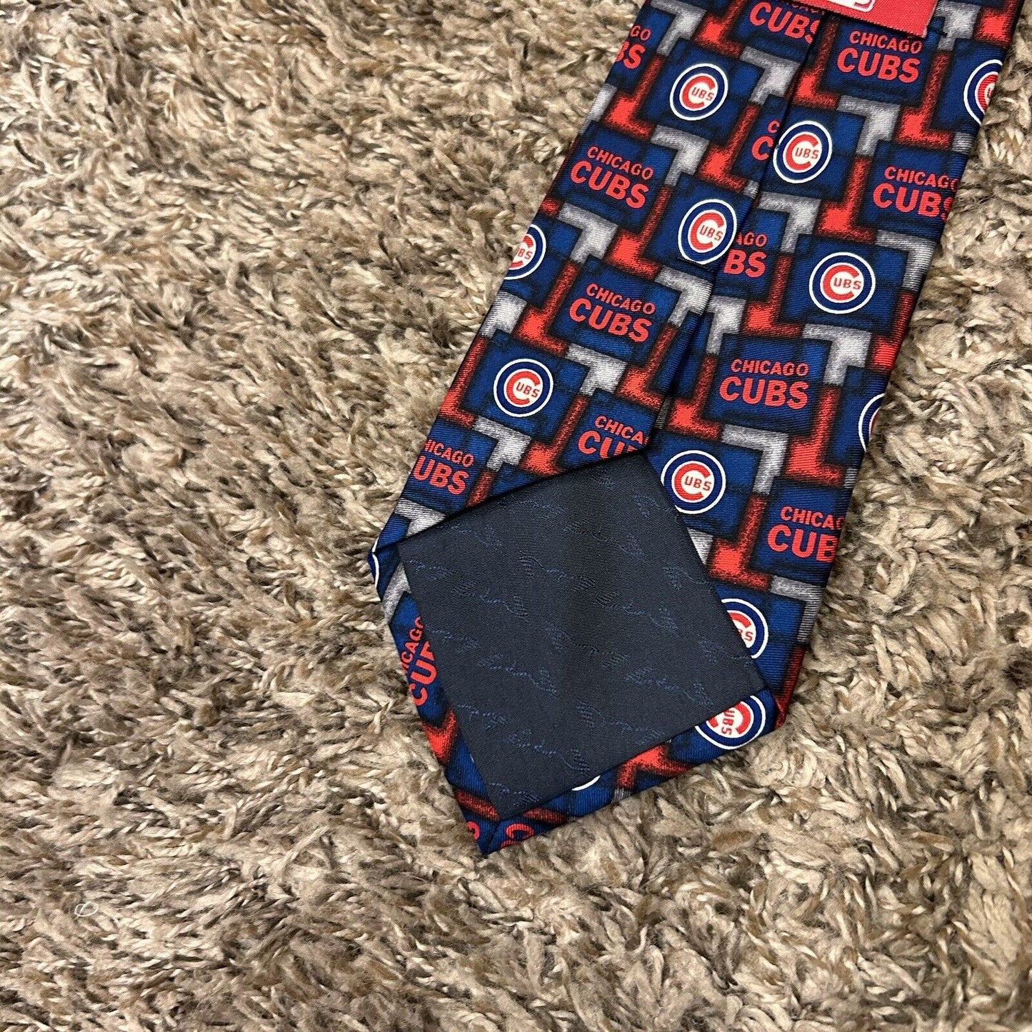 Chicago Cubs Tie Mens Necktie Blue Red Baseball MLB Silk 57" Work