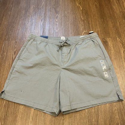 Gap Easy Essential Chino Shorts Mens XXL 2XL 41" Green/Gray 8" Short Comfort NEW