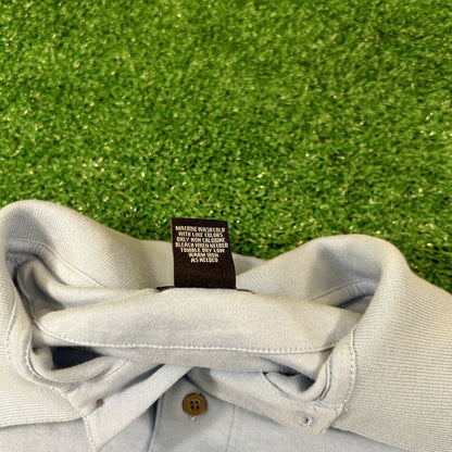 Jos A Bank Polo Shirt Mens Extra Large Blue Short Sleeve Golf Classic Comfort