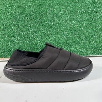 Crocs Classic Puff Moc Slip On Comfort Traction Mule Black Shoes Mens 9 Womes 11