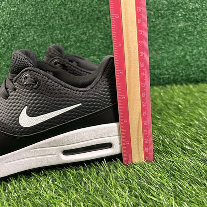 Nike Air Max 1 Golf Mens 8 Black White Spikeless Shoes Sneaker Athletic NEW