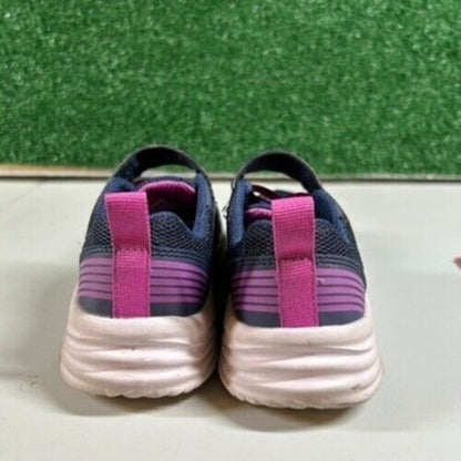Skechers Kids Athletic Sneakers Pink Shoes Hook and Loop Closure Girls 11