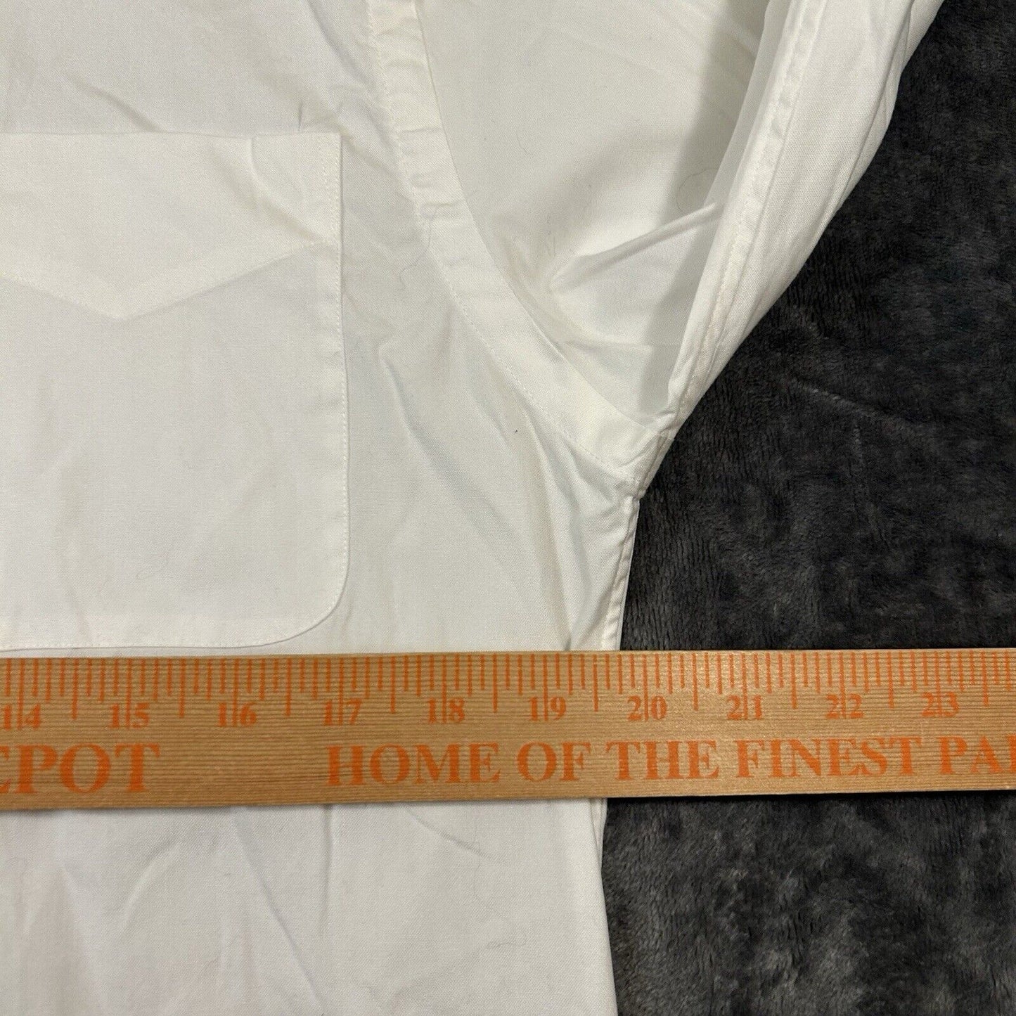 Nordstrom Shirt Mens 14.5 32 White Button Up Long Sleeve Formal Work Preppy