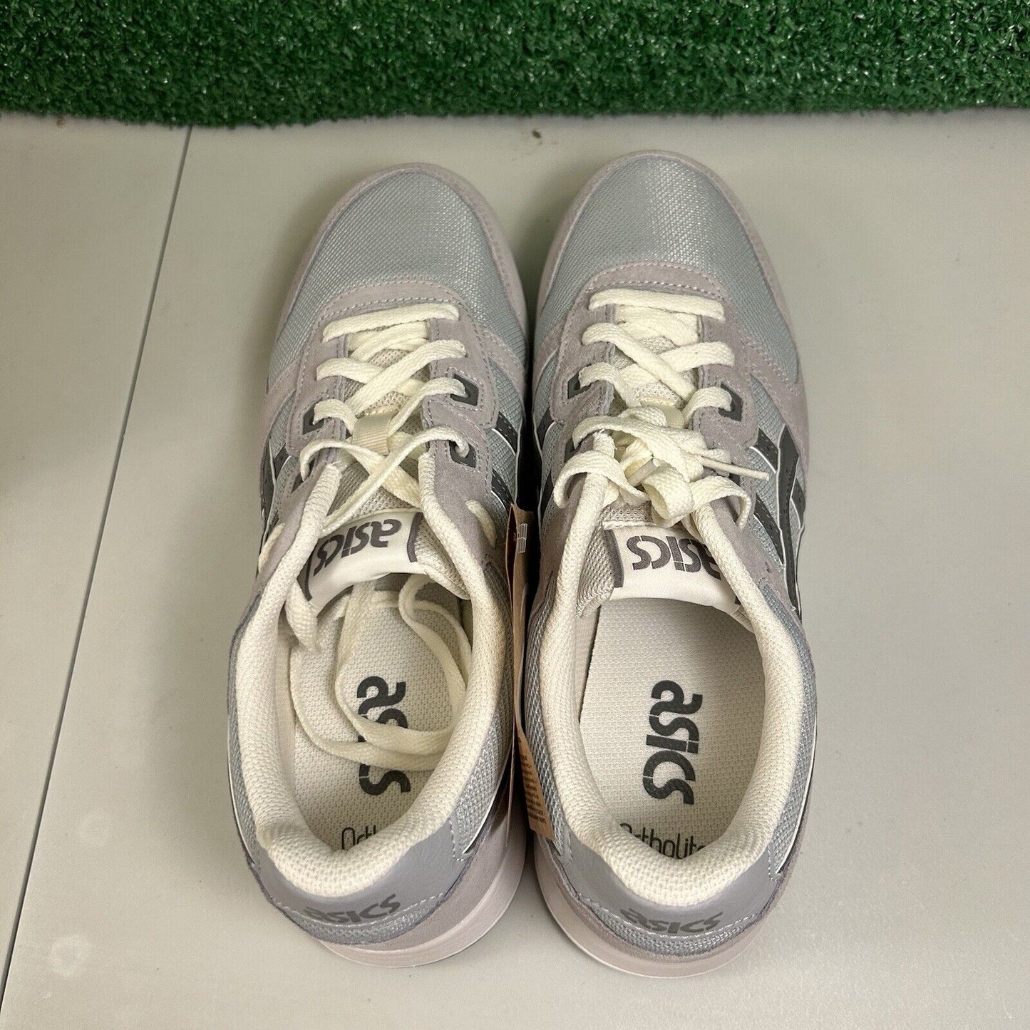 Asics Lyte Classic Mens 9 Gray Shoes Sneaker Athletic Suede Casual Comfort NEW