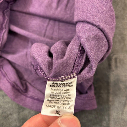 Motorcycle Rally Sturgis Shirt Mens Extra Large Purple Short Sleeve South Dakota