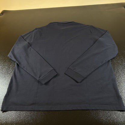 Tailor Vintage Polo Shirt Mens XXL 2XL Navy Stretch Preppy Golf Long Sleeve New