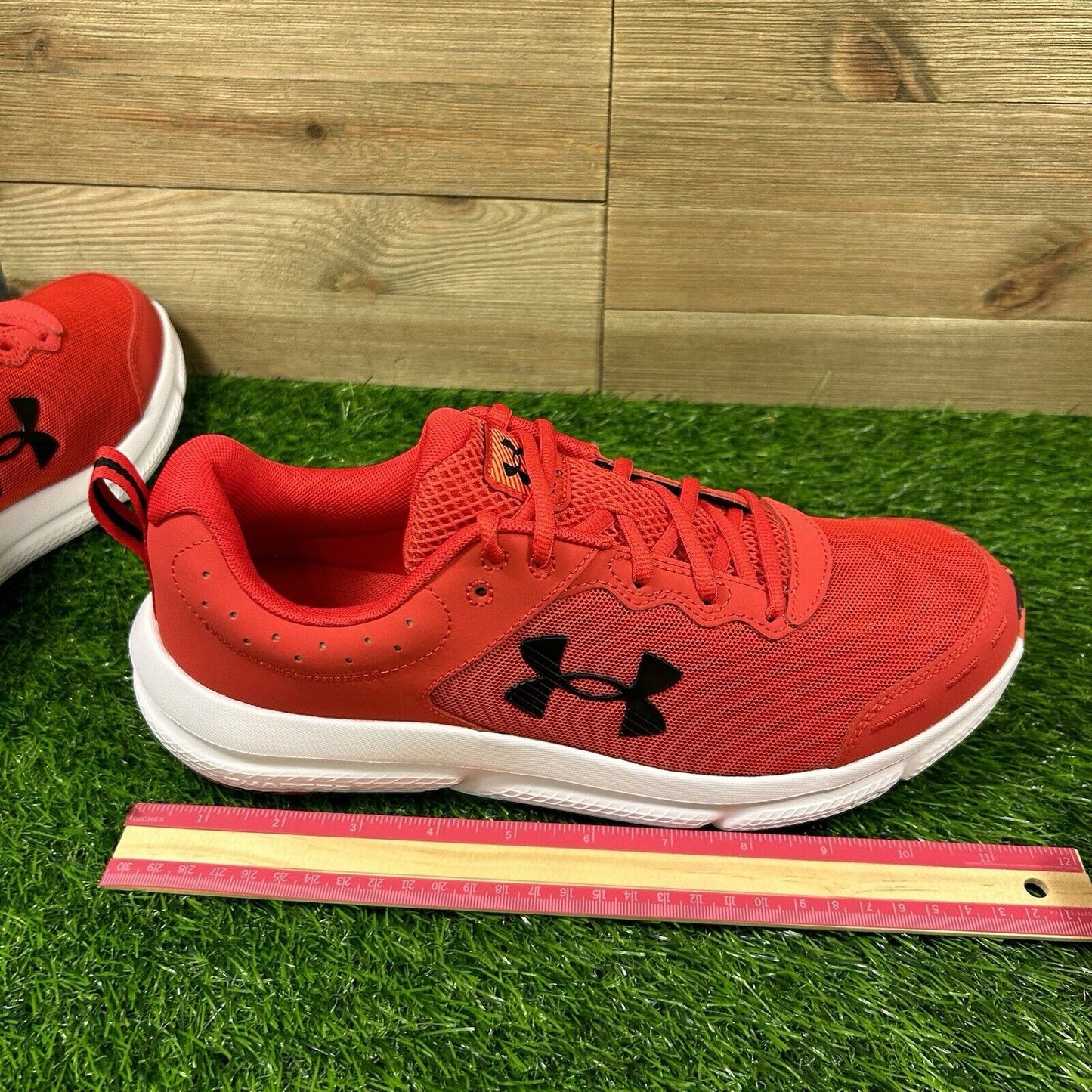 Under Armour Charged Assert 10 Mens Size 11 Red Shoes Sneaker Athletic NEW W/Box