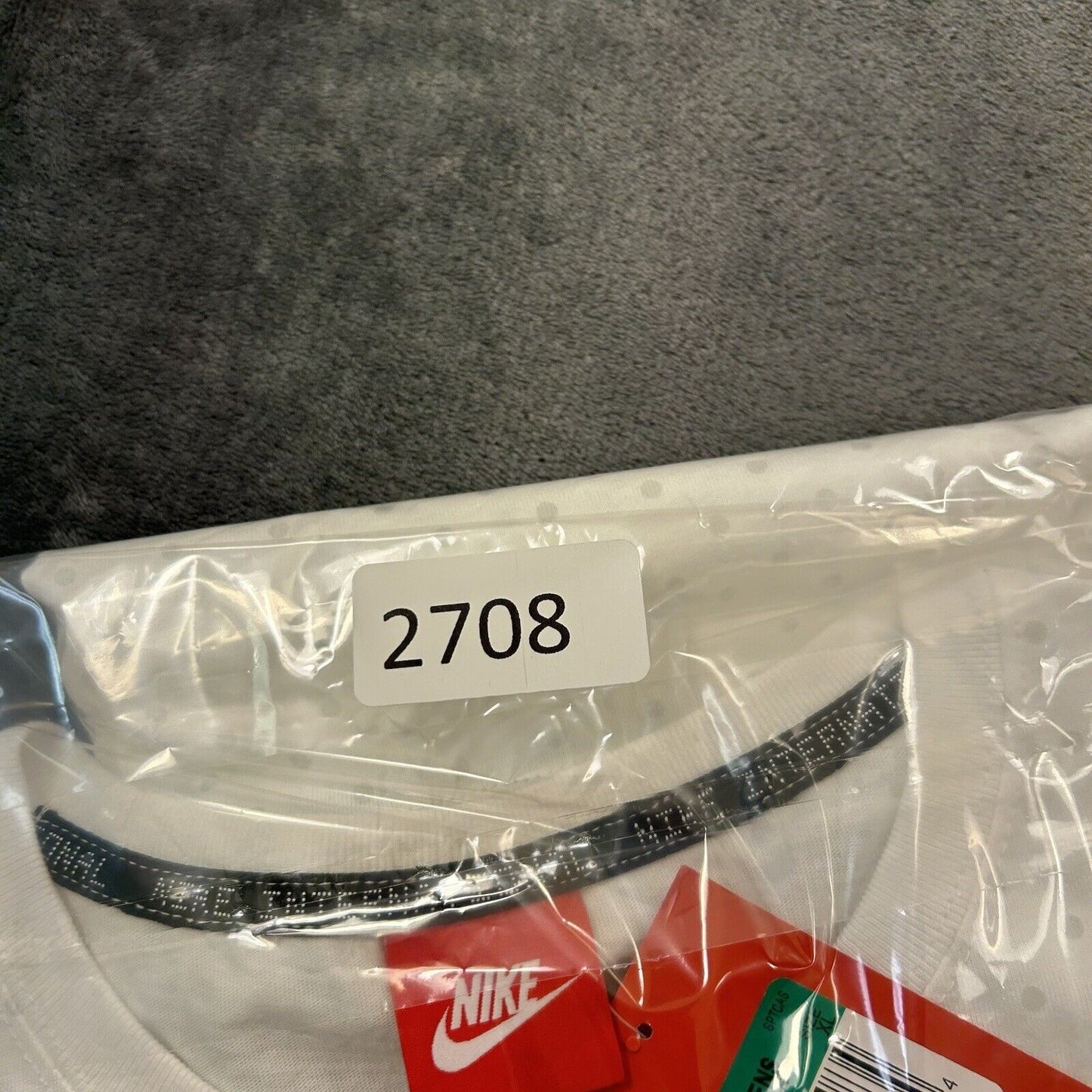 Nike International Tank Top Womens Extra Large White Polka Dot Shirt Casual NEW