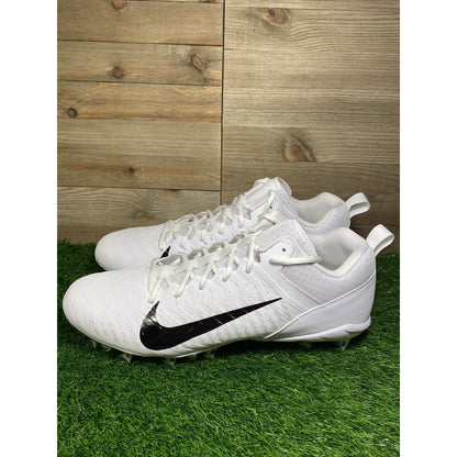 Nike Alpha Menace Pro 2 Mens Size 16 Low White Football Cleats CV6477-100 NEW