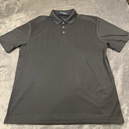 Port Authority Polo Shirt Mens Extra Large Black Short Sleeve Golf Casual